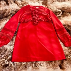 Stunning bright red occasion cocktail dress Size M Karta